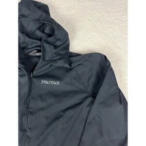 Marmot Men's Black Half Zip Pullover Hoodie with Calphalon Logo‎